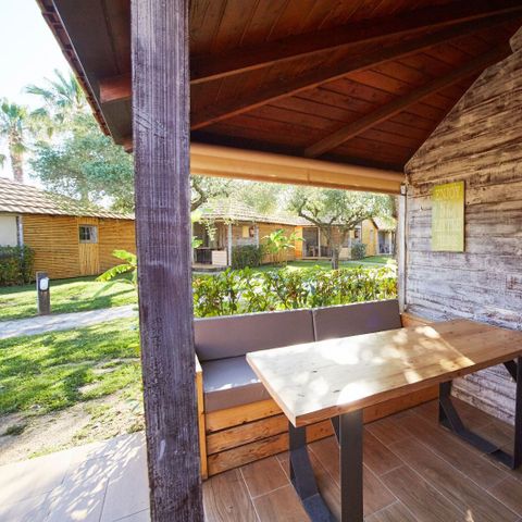 Stacaravan 2 personen - BUNGALOW MAUI B -Prijs voor 2 personen