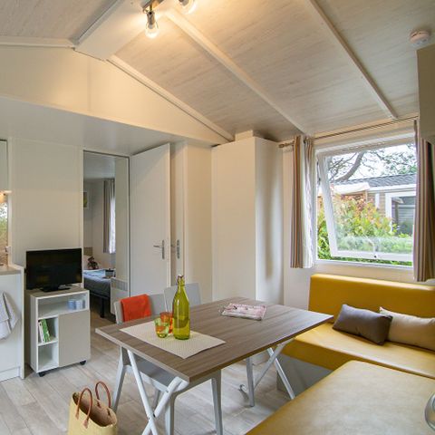 Stacaravan 4 personen - Cottage Privilège TV LV - 2 slaapkamers - 4 slaapplaatsen