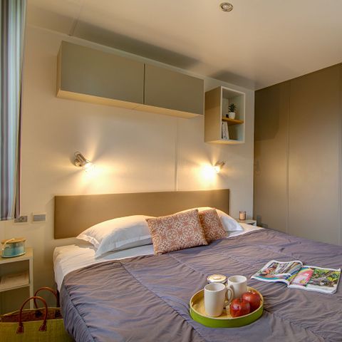 Stacaravan 6 personen - Cottage Privilège TV LV - 3 slaapkamers - 6 slaapplaatsen