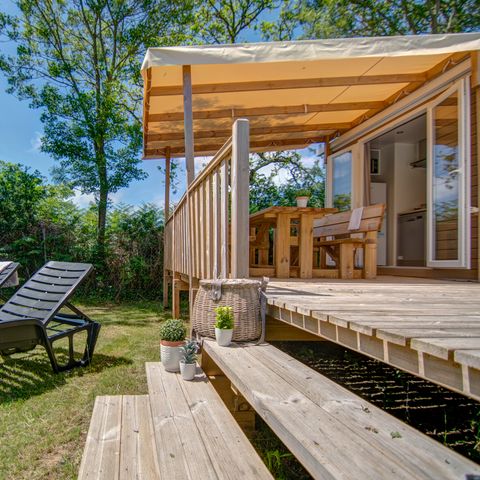 Stacaravan 6 personen - Cottage Privilège TV LV - 3 slaapkamers - 6 slaapplaatsen