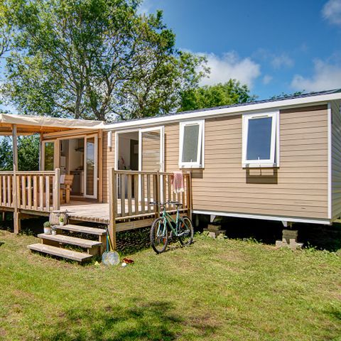 Stacaravan 6 personen - Cottage Privilège TV LV - 3 slaapkamers - 6 slaapplaatsen