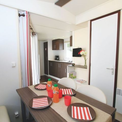 Stacaravan 6 personen - Evasion 2 kamers 28m² (28m²)