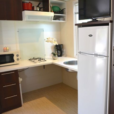 Stacaravan 6 personen - Stacaravan Evasion PMR 6 personen 2 kamers 28m² - stacaravan voor 6 personen 2 kamers 28m² - stacaravan voor 6 personen 2 kamers 28m² - stacaravan Evasion PMR