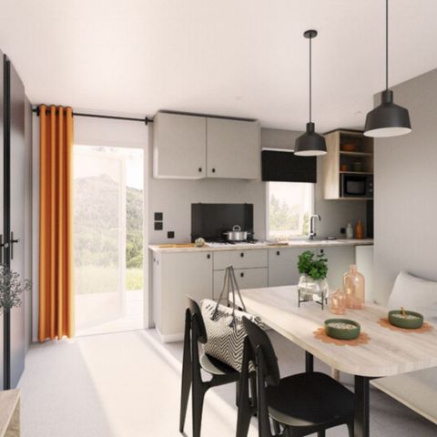 Stacaravan 7 personen - Stacaravan Evasion+ 7 personen 2 kamers 28m² - stacaravan