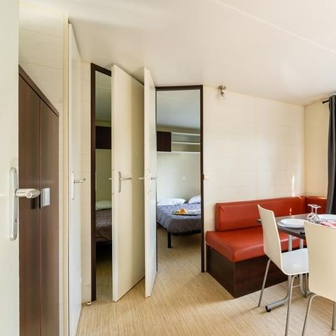 Stacaravan 4 personen - Geïntegreerde cottage 27,5m²/ woensdag tot woensdag
