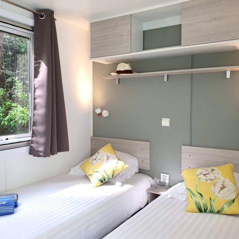 Stacaravan 5 personen - 2 slaapkamers