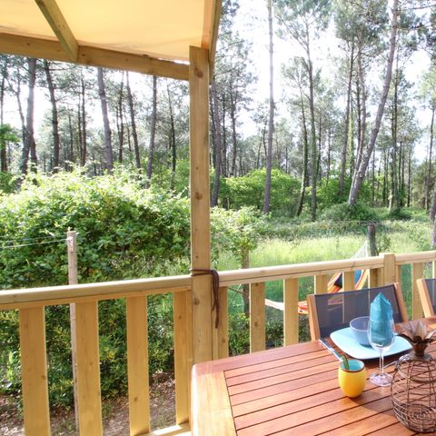 LODGE 6 personen -  Cottage Loggia "Boszicht" 6p - 3 slaapkamers - TV - Airconditioning