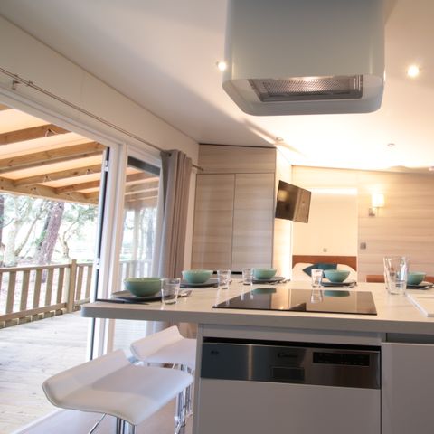LODGE 4 personen - Cottage Patio "Boszicht" 4p - 2 slaapkamers - TV - Airconditioning