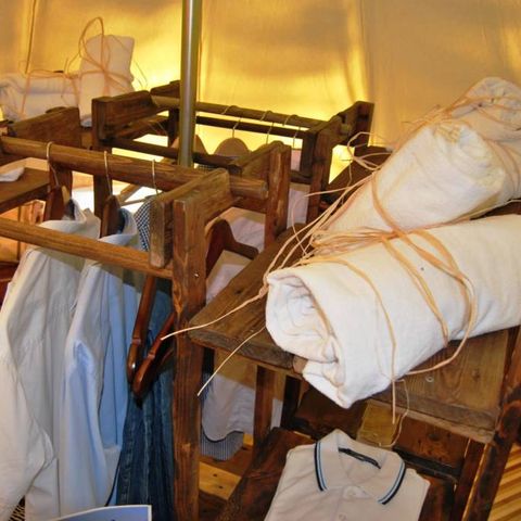Tent van canvas en hout 4 personen - BELLA TENT - Zonder sanitair
