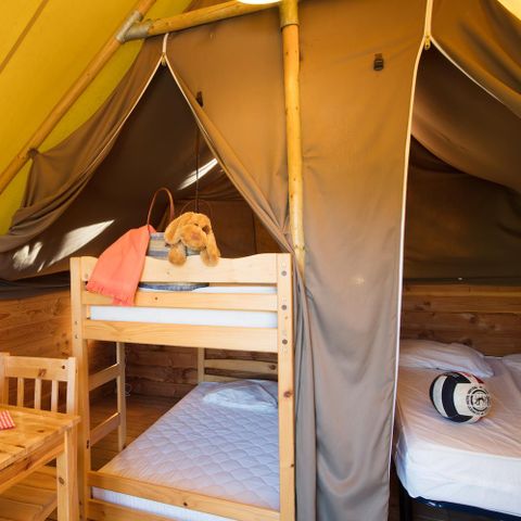 Glampingtent 4 personen - CANADIAN LODGE zonder sanitair