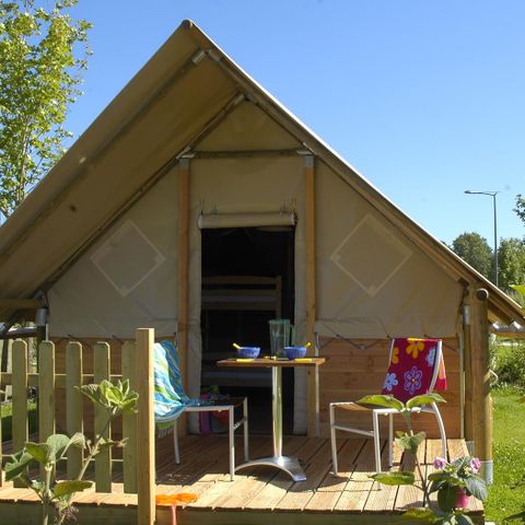 Glampingtent 4 personen - CANADIAN LODGE zonder sanitair