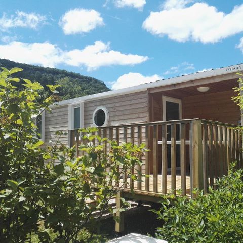 Stacaravan 6 personen - Cottage Séquanie - 32m² - 3 kamers voor grote gezinnen