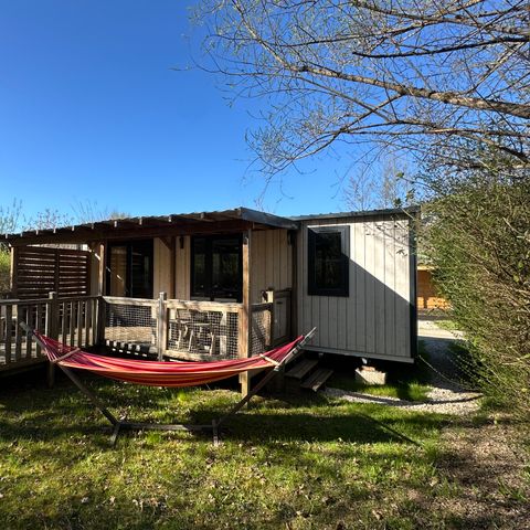 Stacaravan 4 personen - Cottage Mahaut Prestige - 32m² - 2 kamers, XXL douchekamer, Verfijning en moderniteit