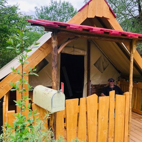 LODGE 4 personen - Lodge de l'Orpailleur ZONDER SANITARIES