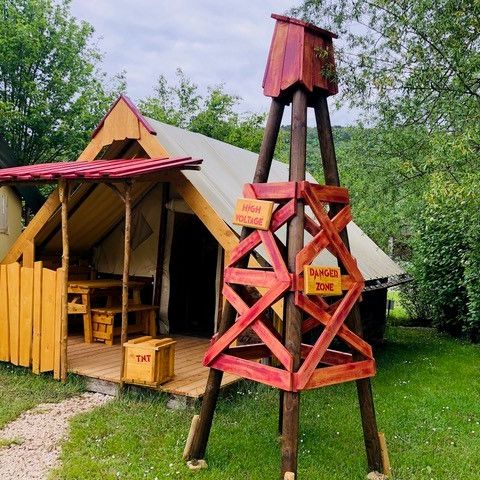 LODGE 4 personen - Lodge de l'Orpailleur ZONDER SANITARIES