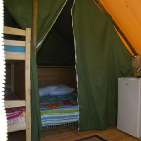 Glampingtent 4 personen - LODGE TRAPPEUR zonder sanitair