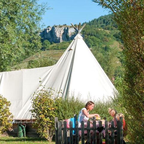 Glampingtent 4 personen - LODGE TRAPPEUR zonder sanitair