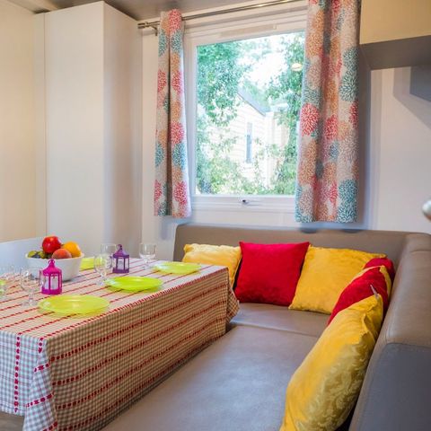 Stacaravan 4 personen - Comfort XL | 2 Slaapkamers | 4 Pers | Terras