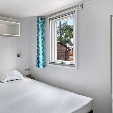 Bungalow 4 personen - Stacaravan | Comfort | 2 Slaapkamers | 4 Pers | Verhoogd terras | Airconditioning | TV