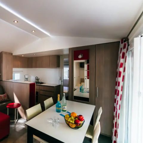 Stacaravan 6 personen - Emerald (3 bedrooms)