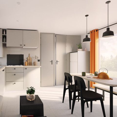 Stacaravan 8 personen - Super cordelia - 3 slaapkamers - Met halfoverdekt terras - Bouwjaar 2025