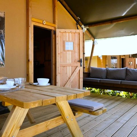 Glampingtent 5 personen - Safari Castell