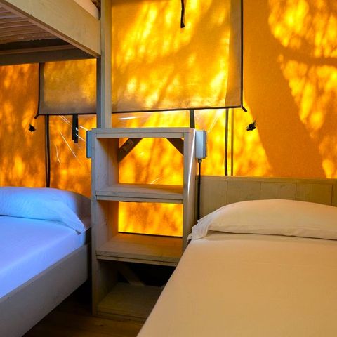 Glampingtent 5 personen - Safari Castell