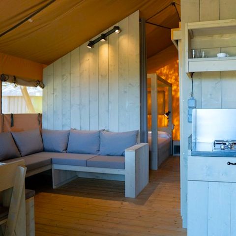 Glampingtent 5 personen - Safari Castell