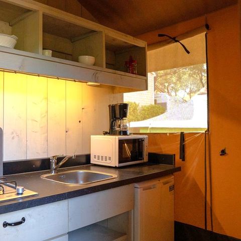 Glampingtent 4 personen - Safari La Fosca