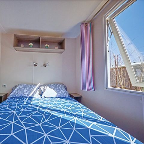 Stacaravan 6 personen - Comfort XL | 2 slaapkamers | 4/6 Pers | Verhoogd terras | Airconditioning