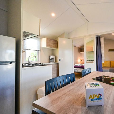 Stacaravan 4 personen - Stacaravan Playa TV Clim - 2 slaapkamers - 4 slaapplaatsen
