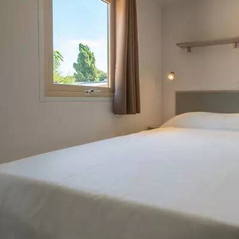 Stacaravan 4 personen - Premium | 2 slaapkamers | 4 pers. | Single terras| Airconditioning