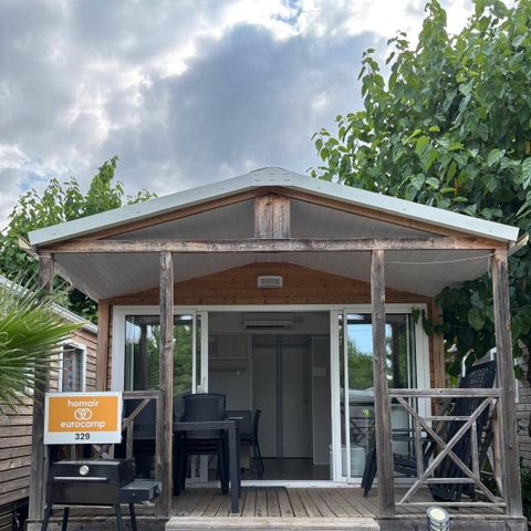 Stacaravan 4 personen - Premium | 2 slaapkamers | 4 pers. | Single terras | Airconditioning
