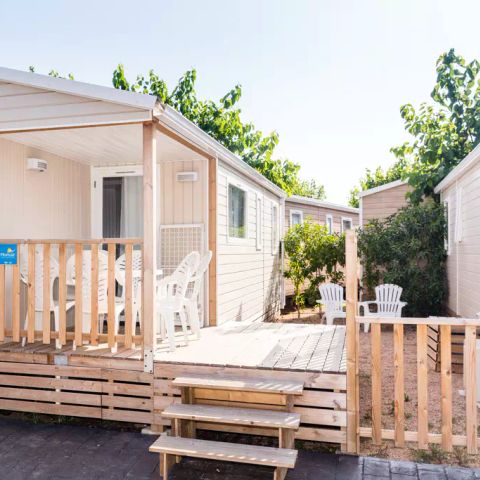 Stacaravan 6 personen - Mobile-home | Comfort | 2 Slaapkamers | 4/6 Pers. | Single terras | Air-con.