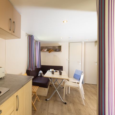 Stacaravan 5/6 personen - Soléo 30m² - Airconditioning