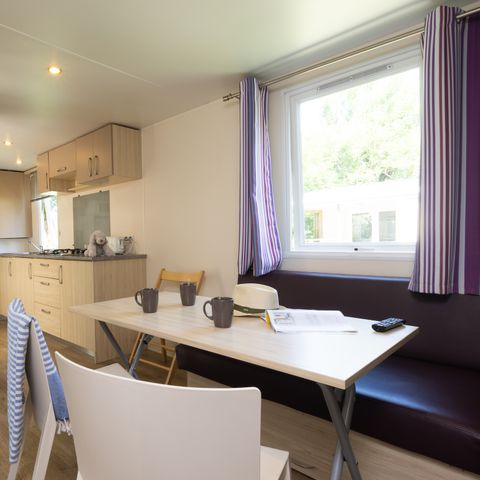 Stacaravan 5/6 personen - Soléo 30m² - Airconditioning