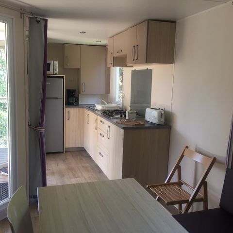 Stacaravan 5/6 personen - Soléo 30m² - Airconditioning