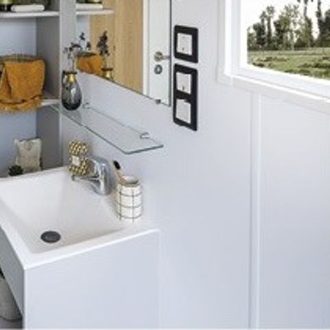 Kampeerplaats - Prive sanitaire standplaats 2/6 pers
