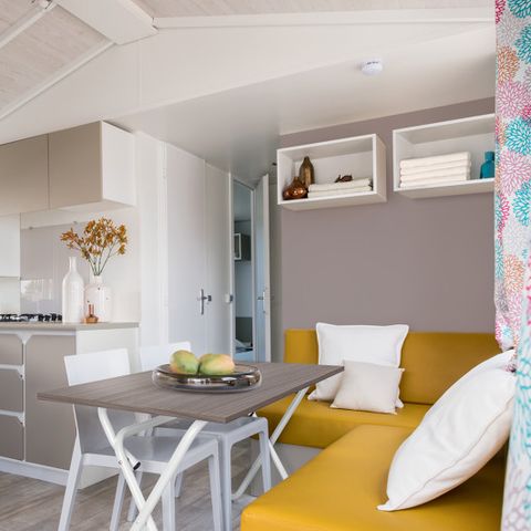 Stacaravan 6 personen - Gezinsklim 30m² 6 pers