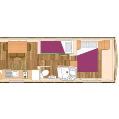 Tiny House 4 personen - Ciela Roulotte - 1 slaapkamer - Badkamer