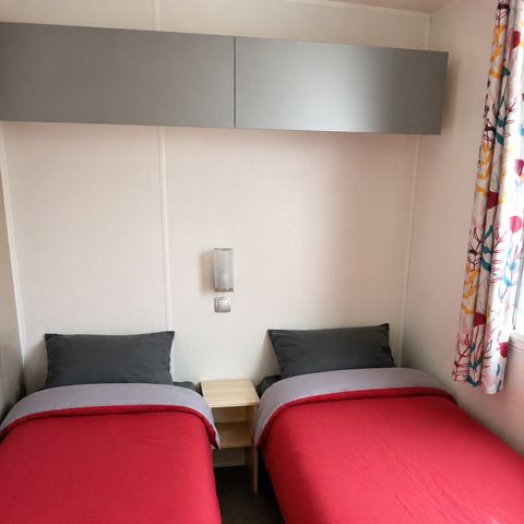 Stacaravan 4 personen - Premium 2 slaapkamers - Overdekt terras - 30 m2
