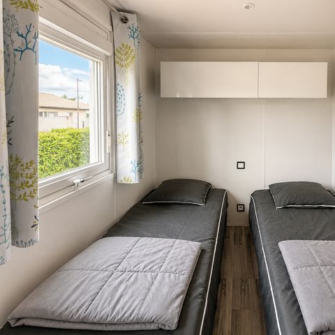 Stacaravan 6 personen - Premium 3 slaapkamers - Overdekt terras - 35 m2