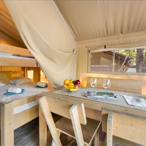 Safaritent 5 personen - Safaritent Lodge + airco (5P)