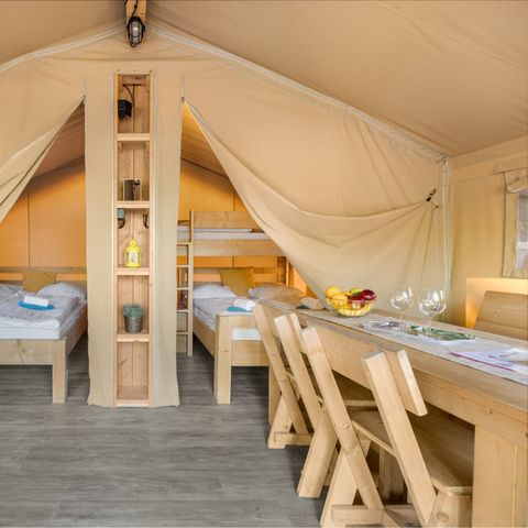 Safaritent 5 personen - Safaritent Lodge + airco (5P)
