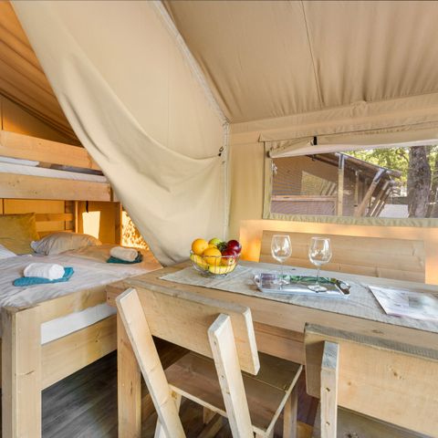 Safaritent 5 personen - Safaritent Lodge + airco (5P)