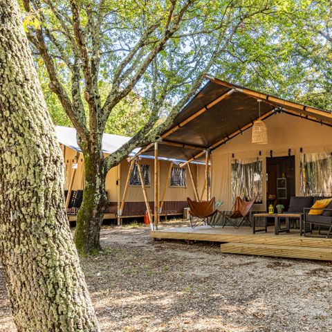 Safaritent 5 personen - Lodge - Airco - 6P