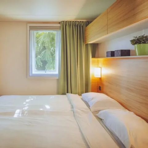 Stacaravan 6 personen - Premium Lounge met 3 slaapkamers - buitenkeuken