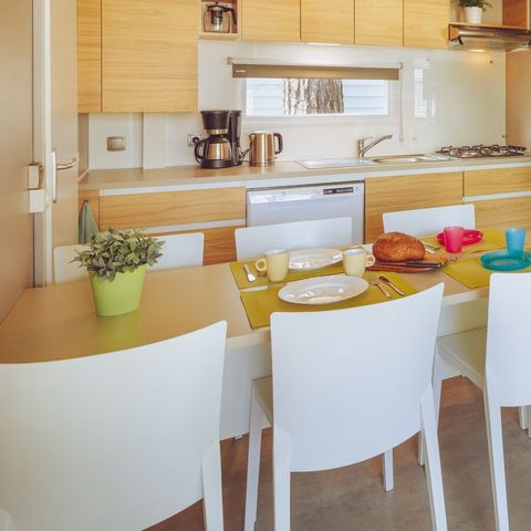 Stacaravan 6 personen - Stacaravan 6 personen - Premium 3 slaapkamers Relax zonder tv