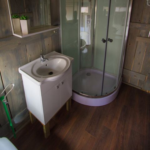 Safaritent 4 personen - Safaritent + sanitair