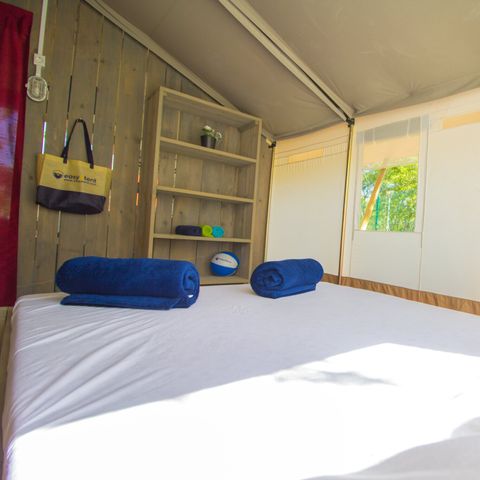 Safaritent 4 personen - Safaritent + sanitair